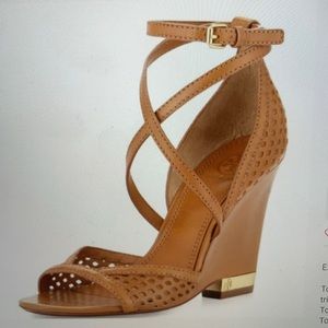 Tory Burch Alyssa Perforated Wedge Sandal